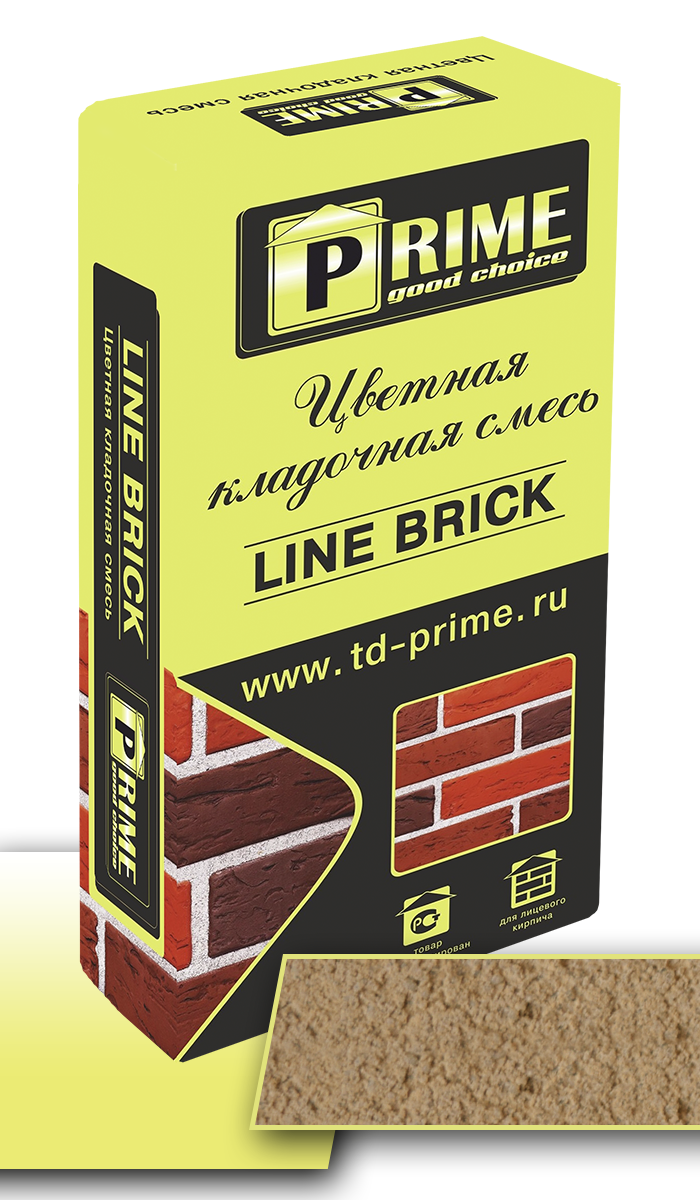 Кремово-желтая кладочная смесь Prime Line Brick