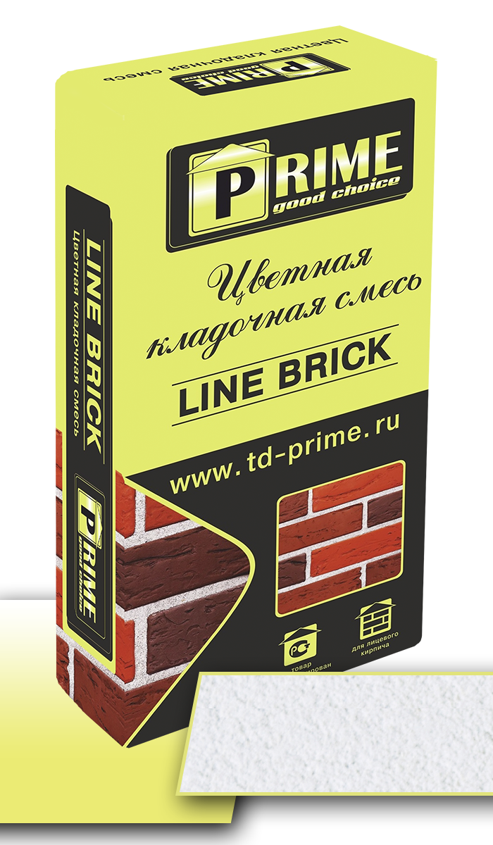 Супер-белая кладочная смесь Prime Line Brick