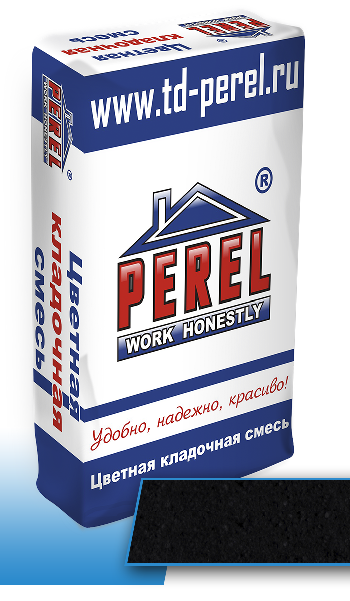 Черная кладочная смесь Perel