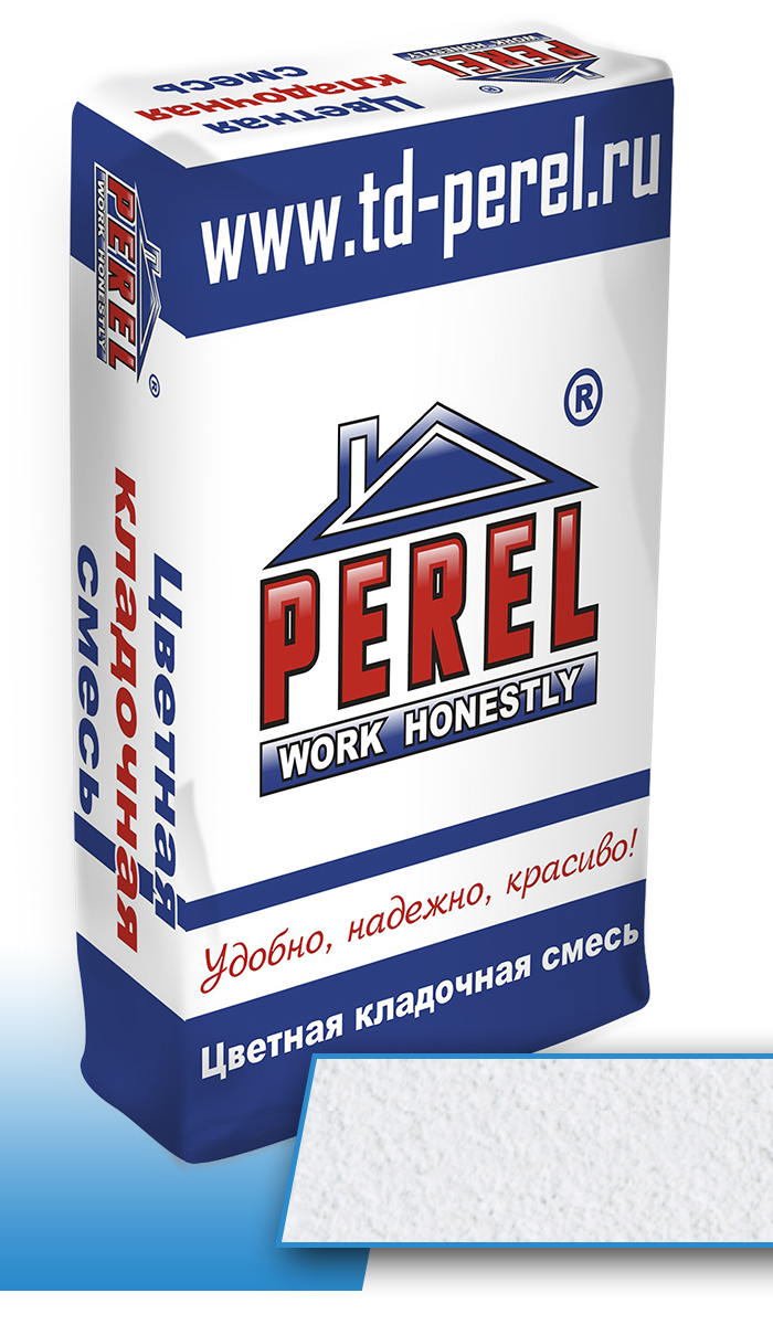 Супер-белая кладочная смесь Perel