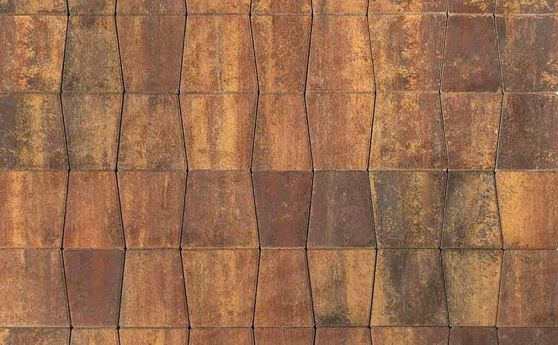 Тротуарная плитка BRAER Старый город Веймар Color Mix Мальва, 60 мм