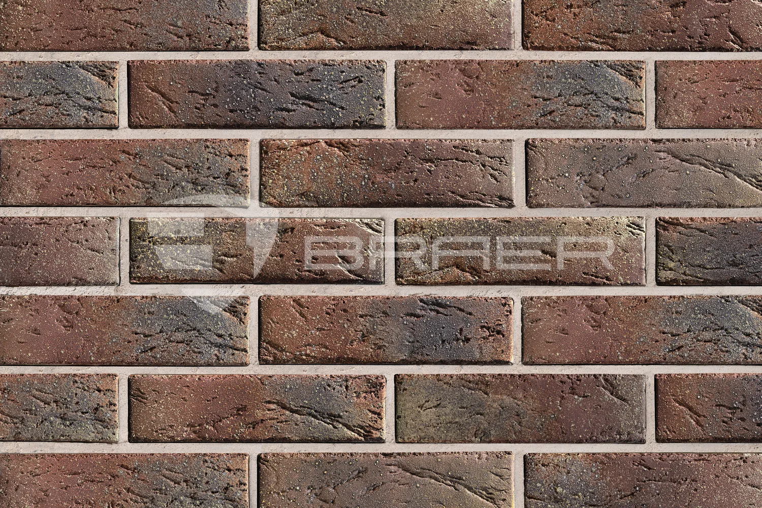 Кирпич облицовочный BRAER PRO 55.08.1, 1 НФ, 250*120*65 мм