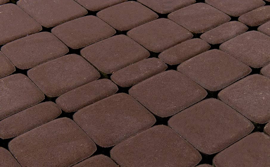 Тротуарная плитка BRAER Классико Коричневый, 60 мм