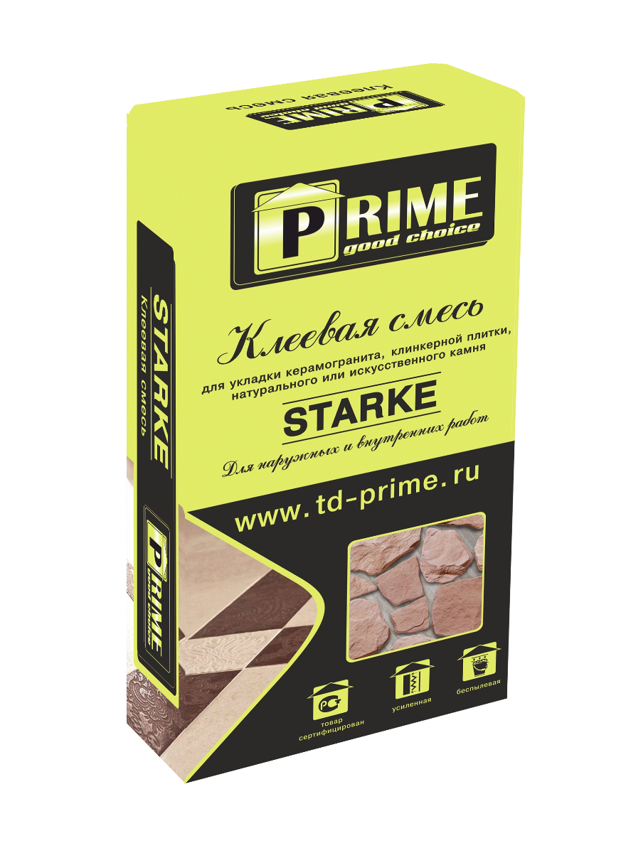 Плиточный клей Prime Starke C2 TE, 25 кг