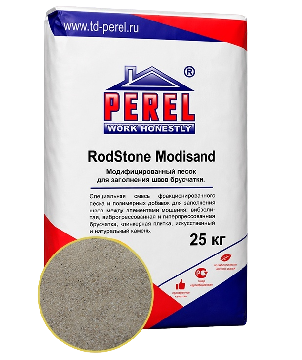 Песок для брусчатки модифицированный Perel ModiSand 23 кг