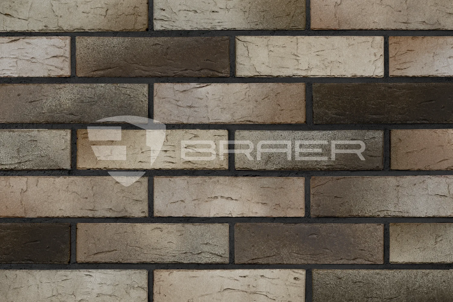 Кирпич облицовочный BRAER PRO 14.04.1, 1 НФ, 250*120*65 мм
