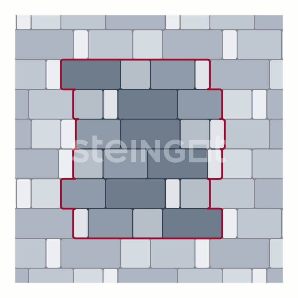 Тротуарная плитка Steingot Мюнхен "Аметист" 60 мм
