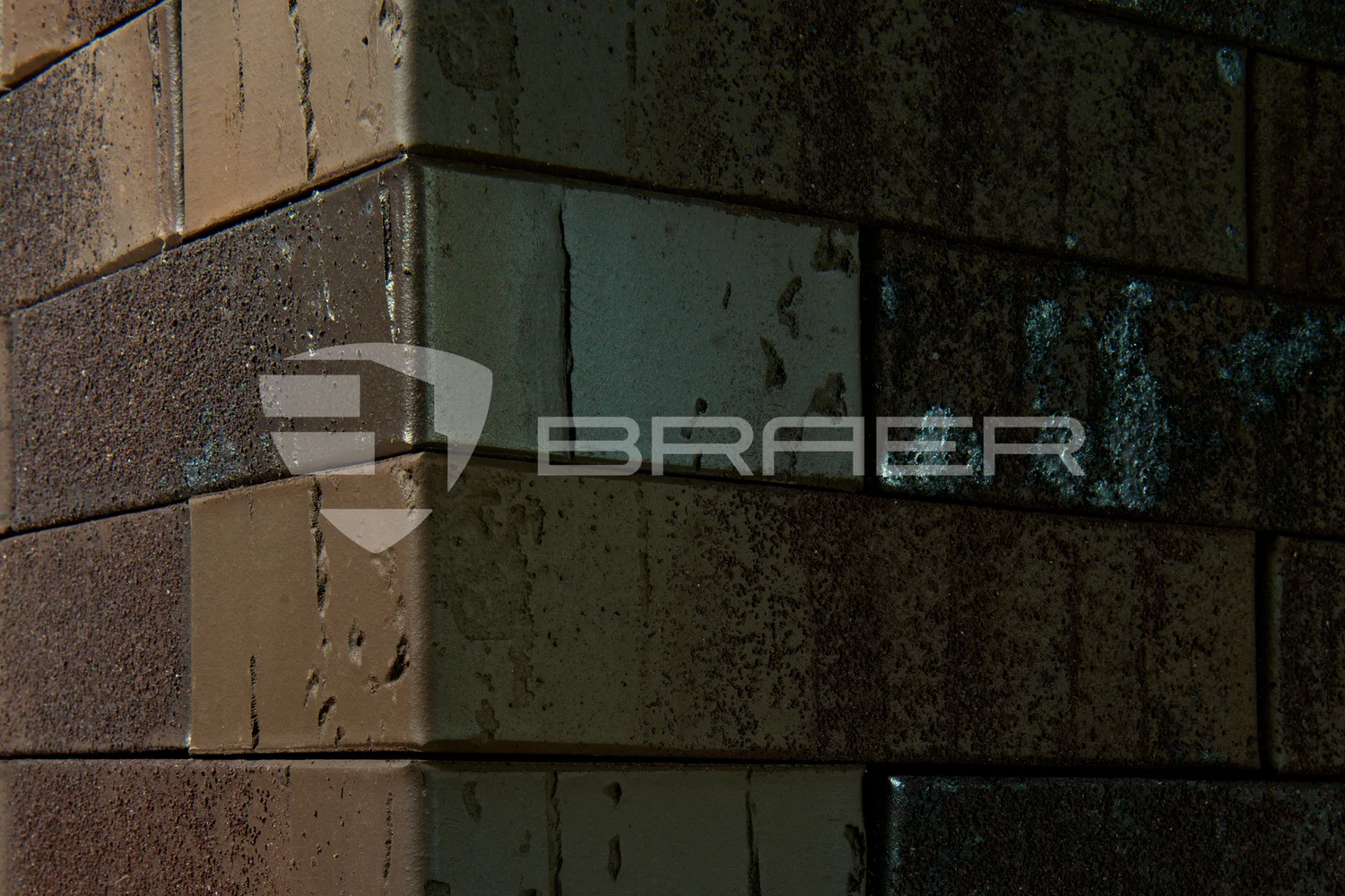 Кирпич облицовочный BRAER PRO 78.09, 1 НФ, 250*120*65 мм