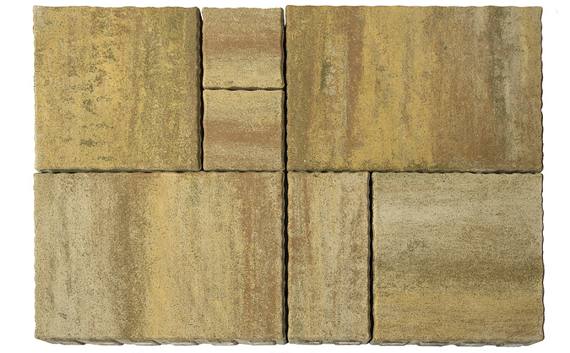 Тротуарная плитка BRAER Патио Color Mix Саванна, 60 мм