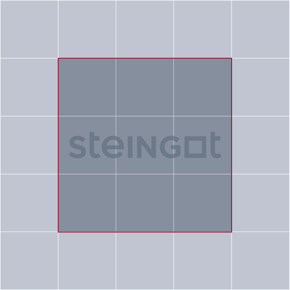 НА ЗАКАЗ Тротуарная плитка Steingot Квадрат 300*300 Коричневый 80 мм