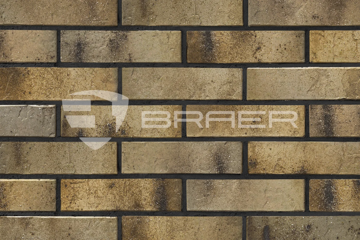 Кирпич облицовочный BRAER PRO 3.03, 1 НФ, 250*120*65 мм