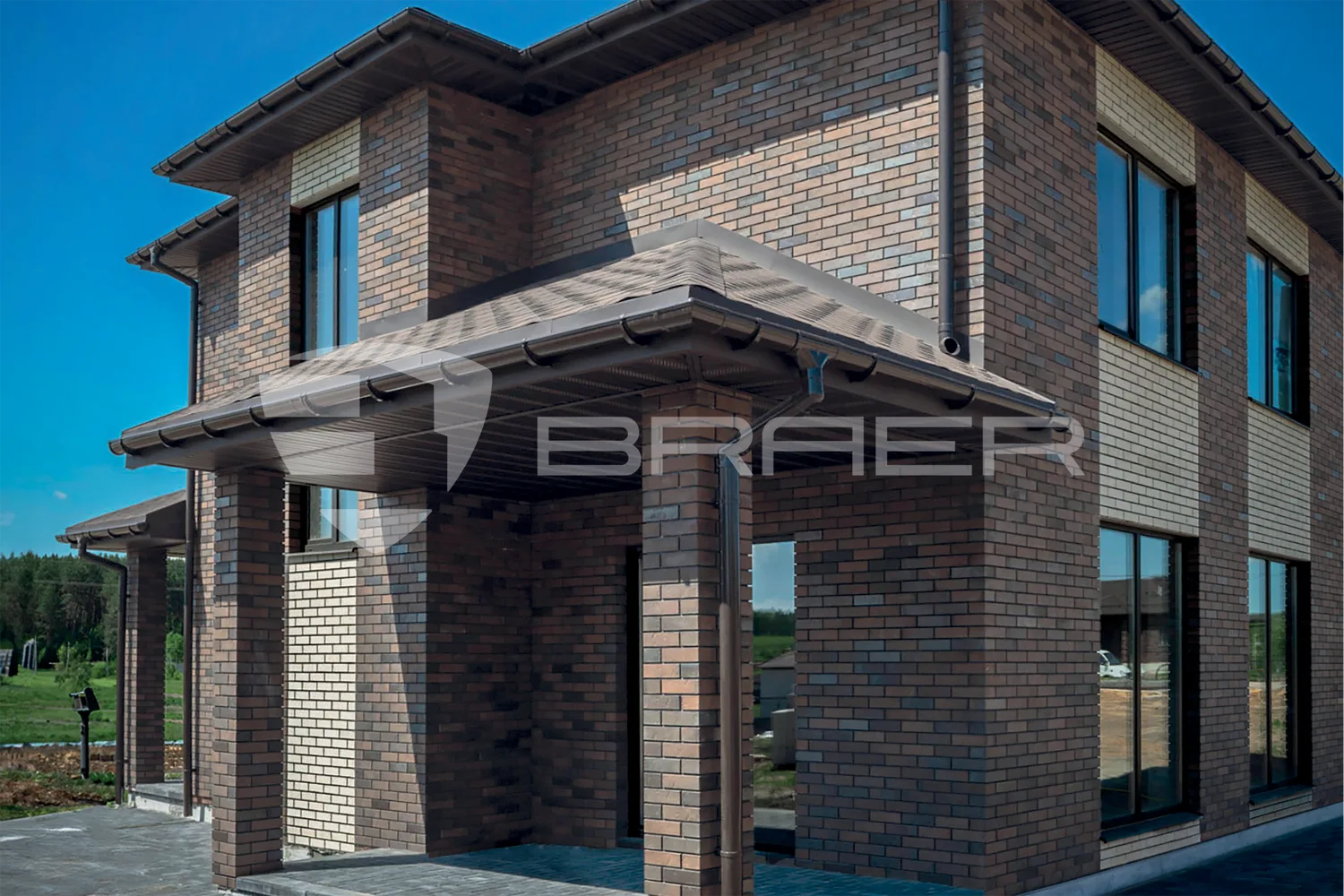Кирпич облицовочный БРАЕР кладка Limited, терра, 0,7 НФ, 250*85*65 мм