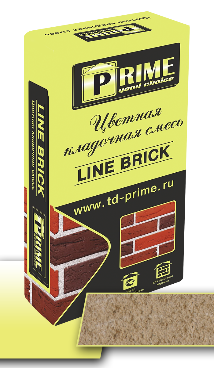 Бежевая кладочная смесь Prime