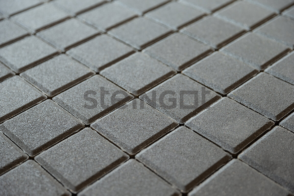 НА ЗАКАЗ Тротуарная плитка Steingot Квадрат 100*100*60 Черный (верхний прокрас)