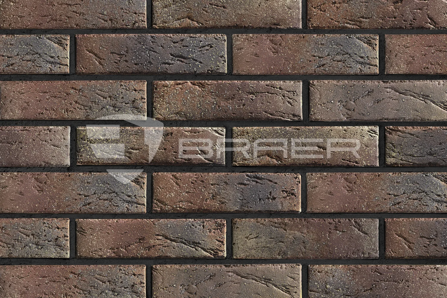 Кирпич облицовочный BRAER PRO 55.08.1, 1 НФ, 250*120*65 мм
