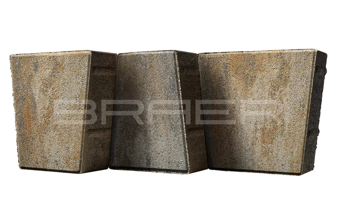 Тротуарная плитка BRAER Старый город Веймар Color Mix Песчаник, 60 мм