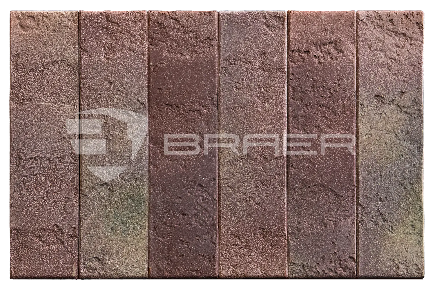 Кирпич облицовочный BRAER PRO 13.13, 1 НФ, 250*120*65 мм