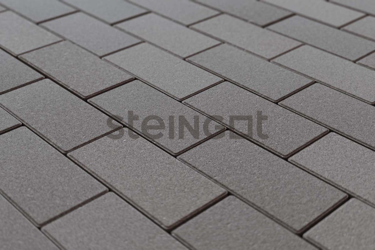 Тротуарная плитка Steingot Прямоугольник 200*100*60 Серый (полный прокрас, минифаска)