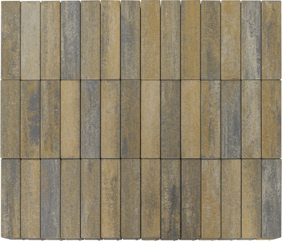 Тротуарная плитка BRAER Ригель 2.0 Color Mix Песчаник, 60 мм
