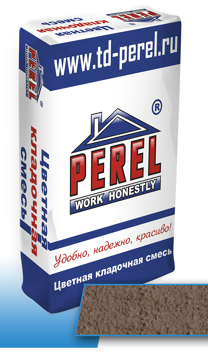 Светло-коричневая кладочная смесь Perel